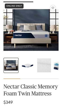 Nectar Classic 12″ Memory Foam Twin Mattress