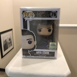 Arya Stark Funko Pop In Protector