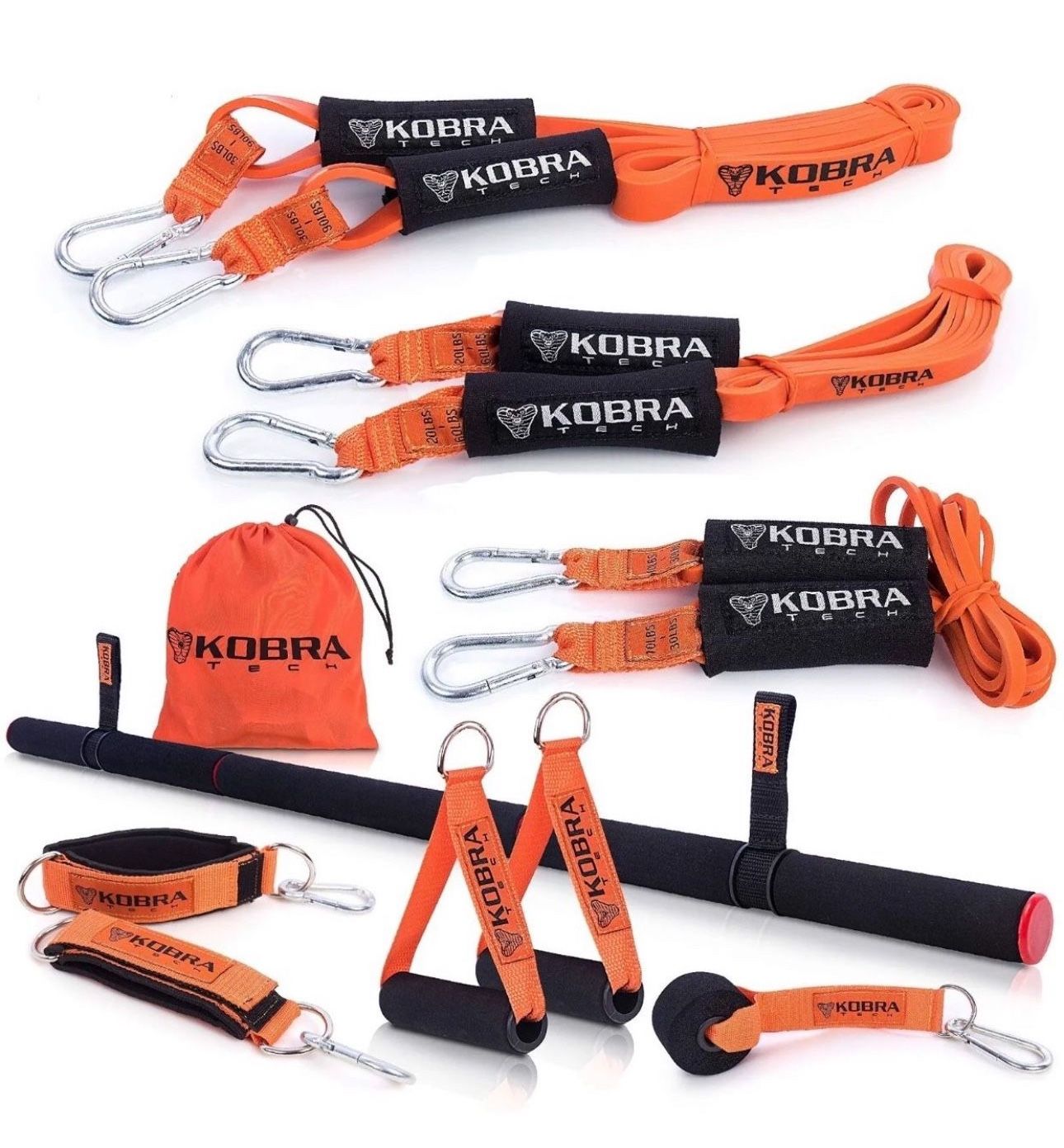 180lbs Full-Workout Resistance Bands Set, Exercise Bands kit & Pull up Bands Men Women