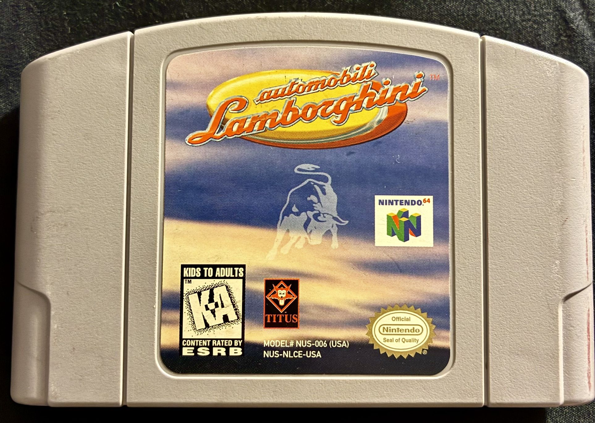 Automobili Lamborghini (Nintendo 64, 1997) – High-Speed Racing Classic in Excellent Condition! 🏁 / 🎖️ Vet Discount Available!