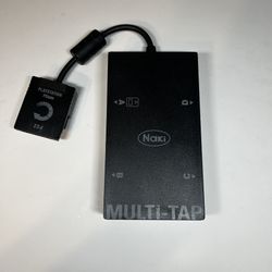 Naki Multi-Tap For Sony PlayStation 1/2 PS1 PS2, TESTED & WORKING!