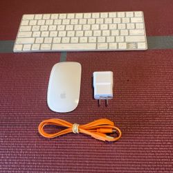  USED APPLE MAGIC MOUSE &   APPLE KEYBOARD 