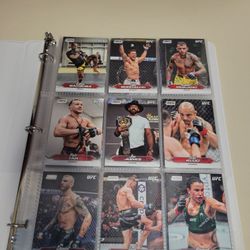 NEW 2025-26' Topps UFC Stadium Club Cards Binder 1