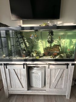 Large Fish Tank Aquarium with Stand- 75 gallon