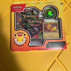 Pokémon Phantasmal Flames Box Pokémon Day 2026 Booster Packs Promo Pikachu Coin