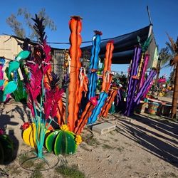 🌺Desert Garden Glow-Up 🌵Saguaros, Agaves, Flowers + POTTERY 🍄