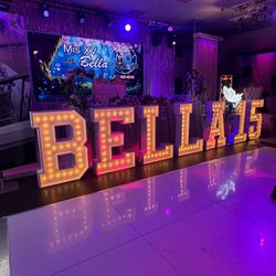 Marquee Light Up Letters And Numbers