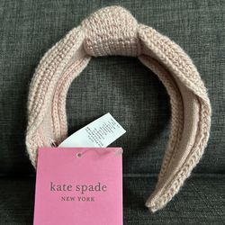 Kate Spade Metallic Bow Headband New With Tags