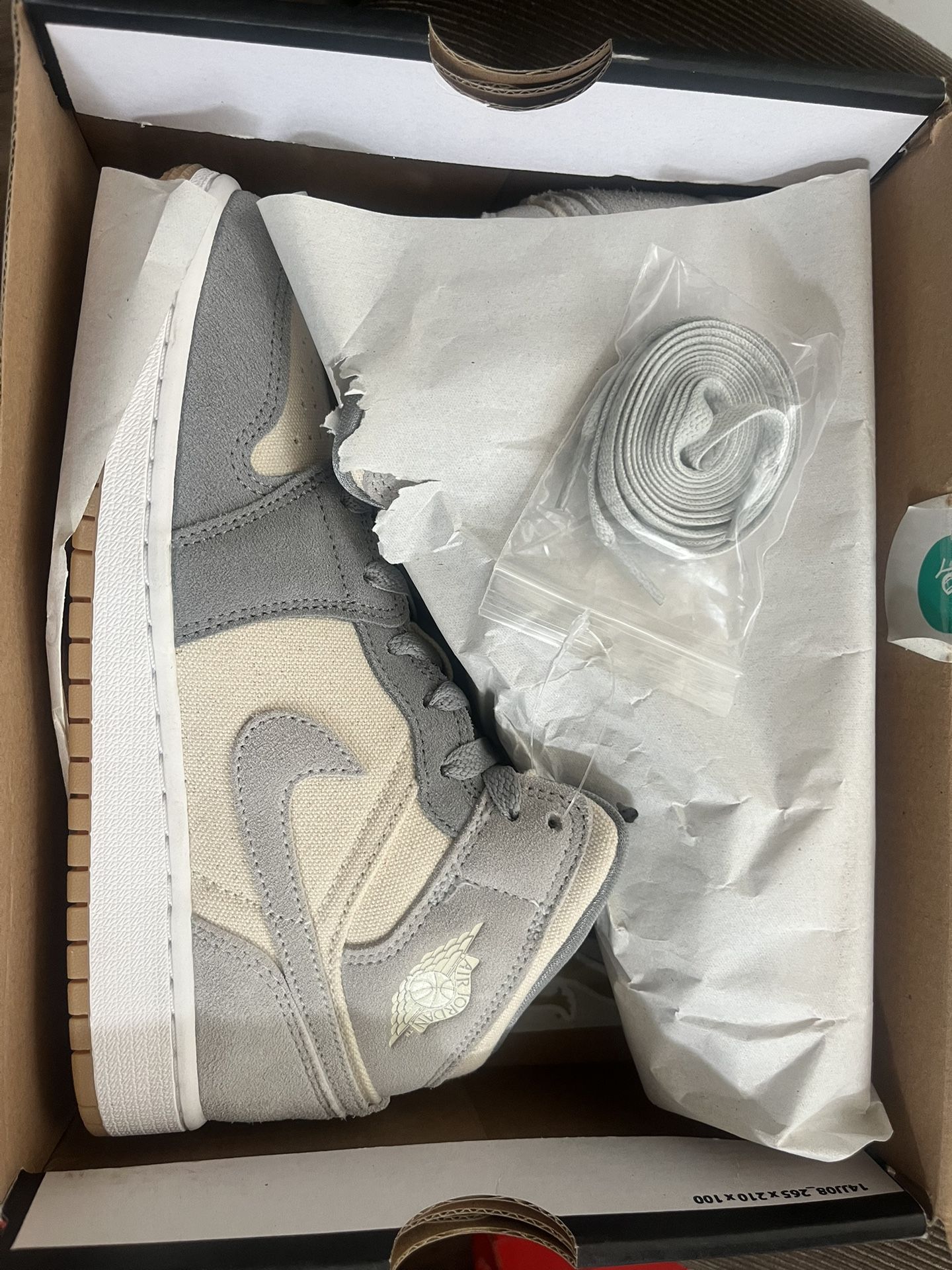Brand New Jordan 1 Mid “Coconut Milk” Size 4.5Y