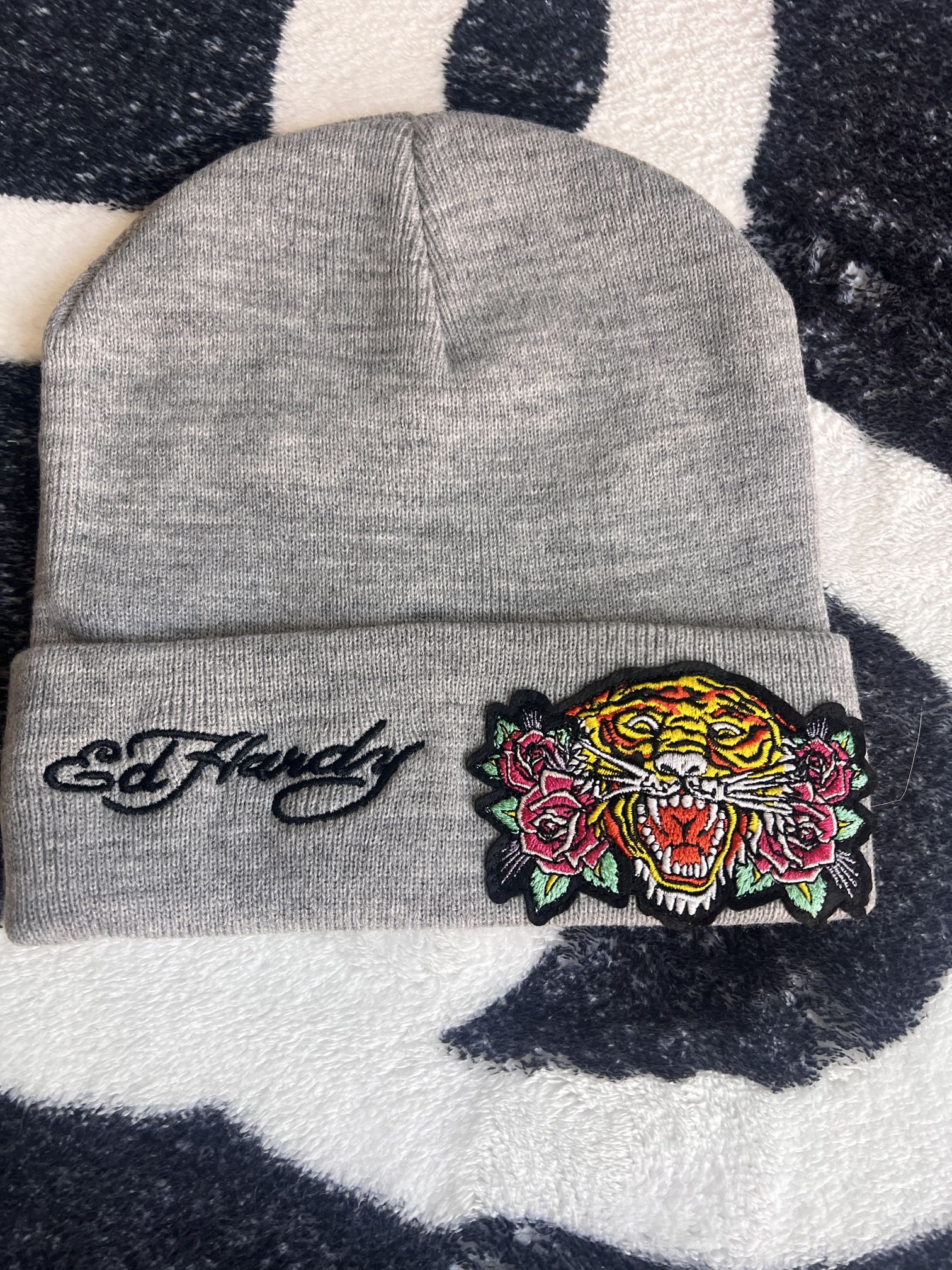 Ed Hardy Beanie Grey