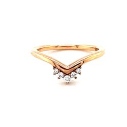 Pandora Rose Gold Wishbone Tiara Ring