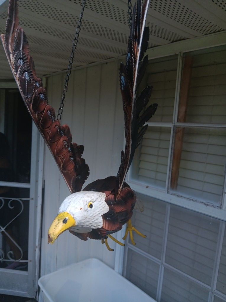Hanging Metal Eagles Patio Decor for Sale in Plant City, FL OfferUp
