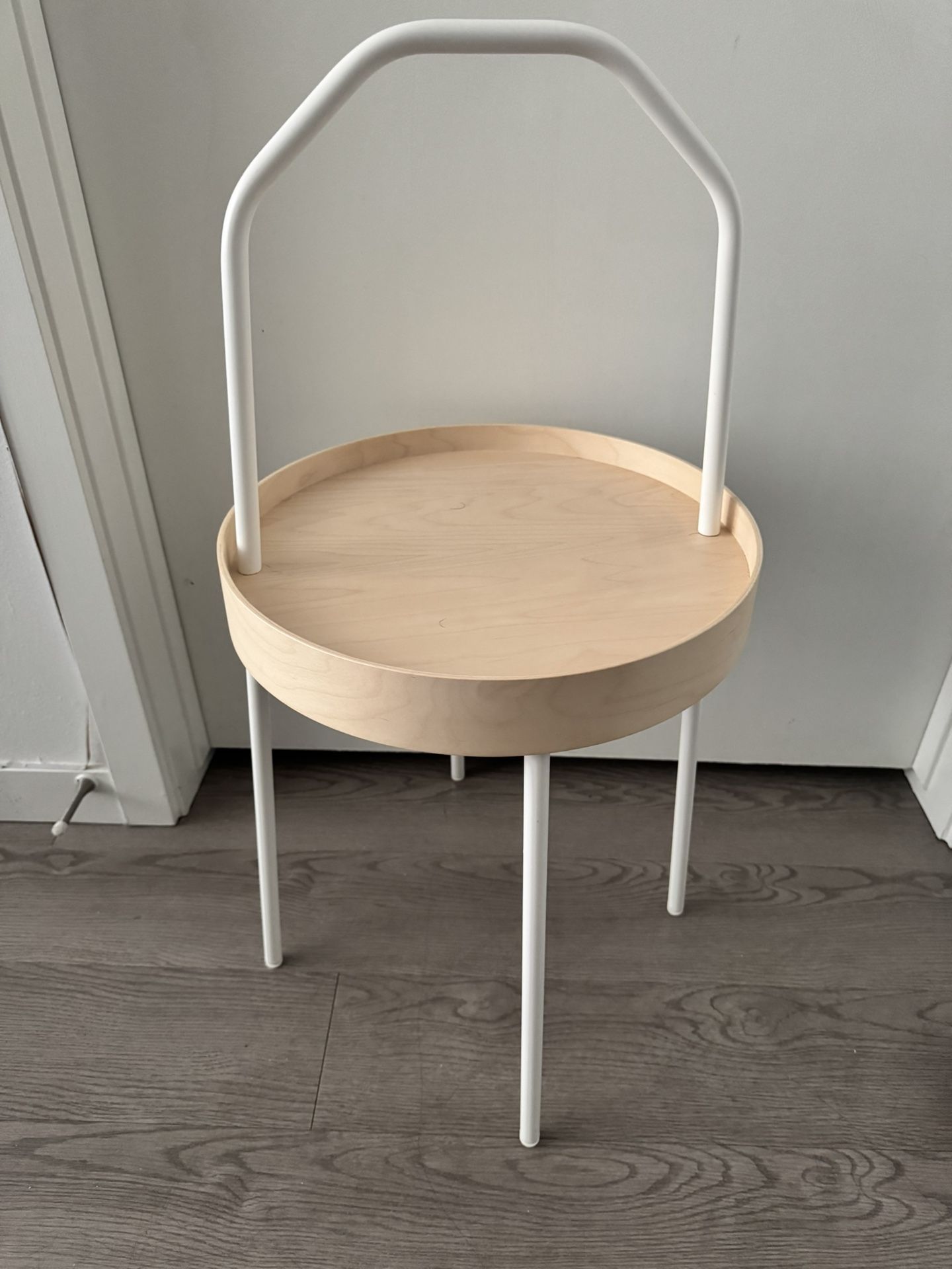 IKEA BURVIK White Side table 15”