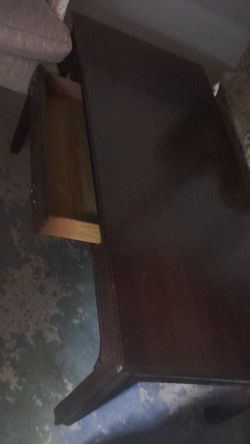 Dark Wood Coffee Table