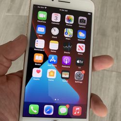 iPhone 8 Plus Unlocked W/case, Tempered Glass And Charger!
