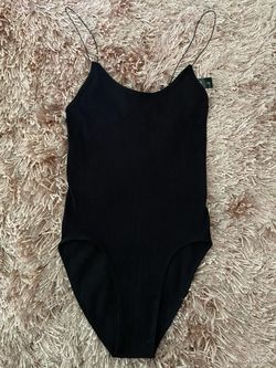 Black stretchy bodysuit