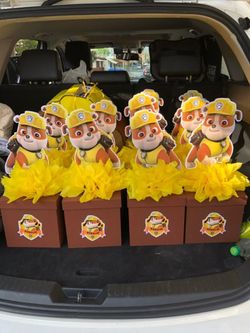 Paw patrol centerpieces