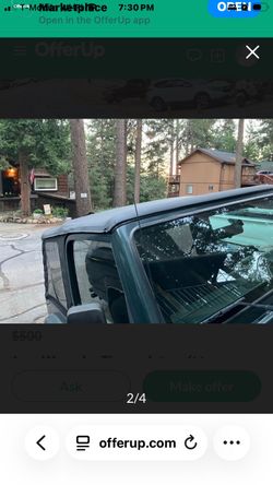 Like new Tj wrangler soft top oem