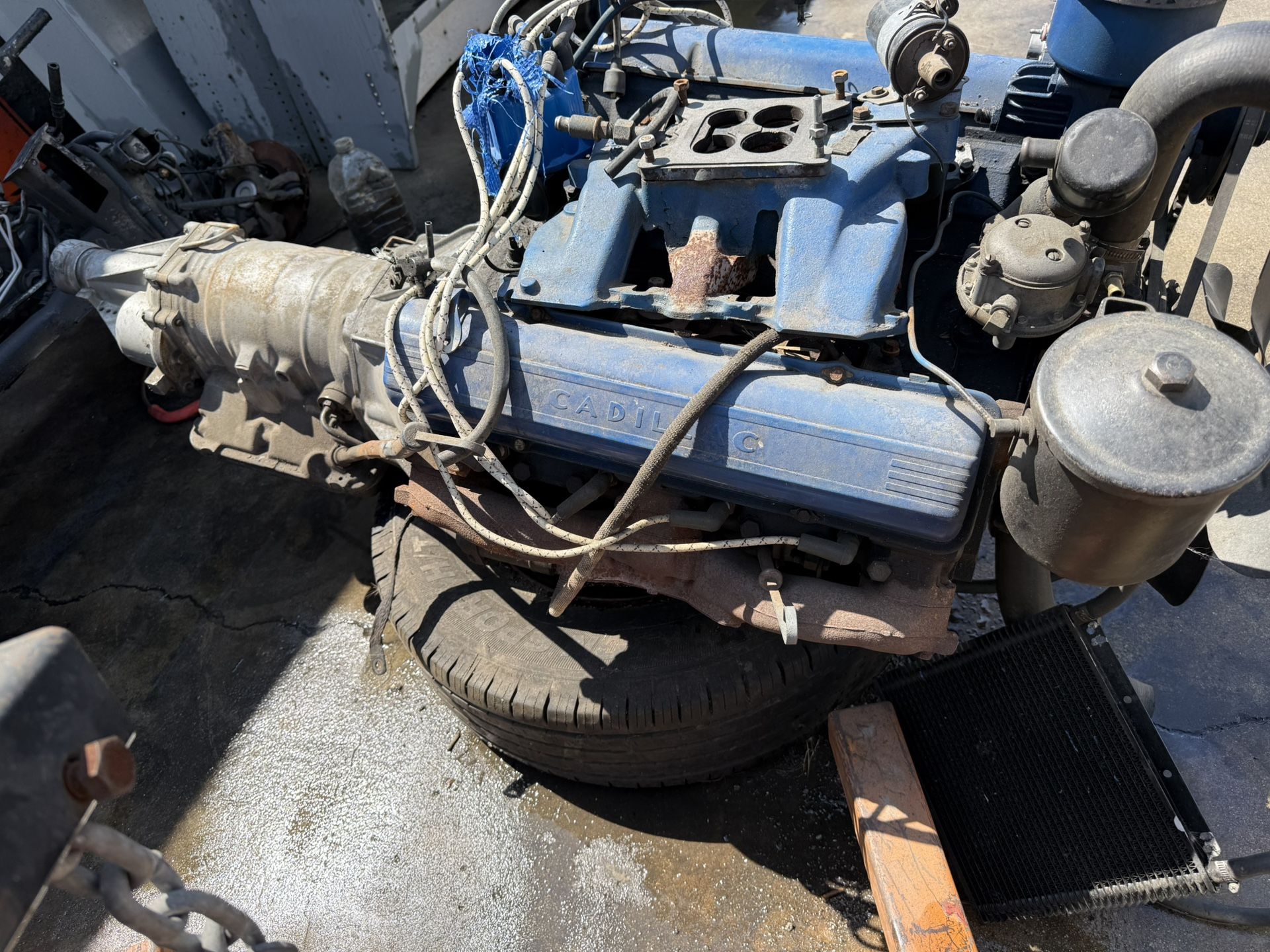 1957 Cadillac 365 And Transmission