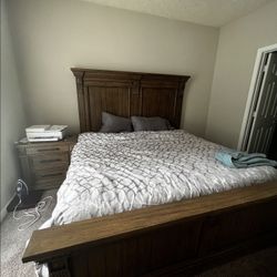 King Bedroom Set + 55” TV – 1 Year Old – Must Go by Feb 25