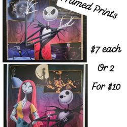 Nightmare Before Christmas Framed  Prints 