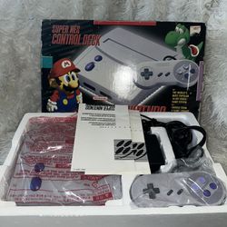 Super Nintendo SNES Control Deck Mini Jr System - CIB