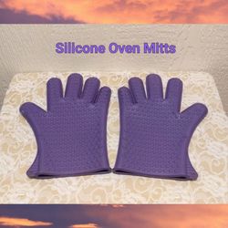 SILICONE OVEN MITTS