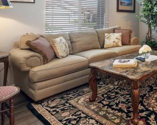 Beige Bassett Sectional Sofa