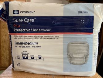 SureCare Protective Small/Medium Underwear Count: 80