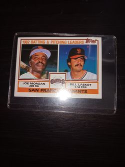 Joe Morgan Classic Basebal Card For Sale 