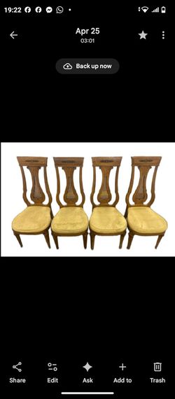 1963 Vintage Thomasville Lyre Back Chair - Authentic Mid-Century Regency - Restoration Project