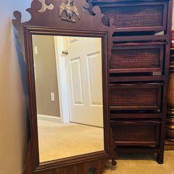 Vintage Ethan Allen Chippendale Federal Mirror