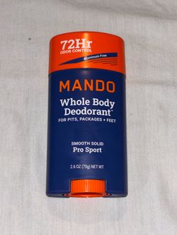 New mando men’s deodorant