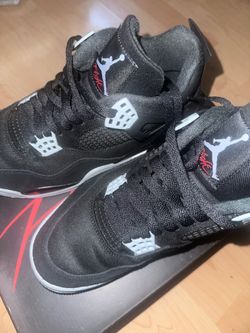 Air Jordan 4 retro SE Black Canvas Size 10