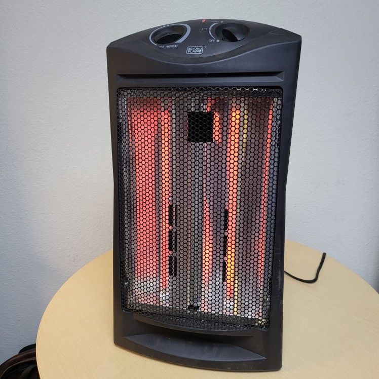 Electric Tower Quartz Infrared Space Heather with Thermostat 