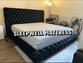 King bed frame with Matress