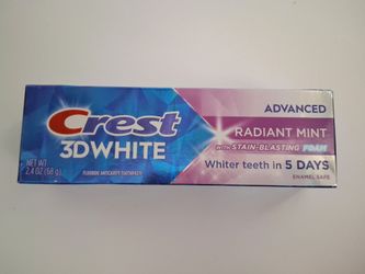 Crest 3D white toothpaste