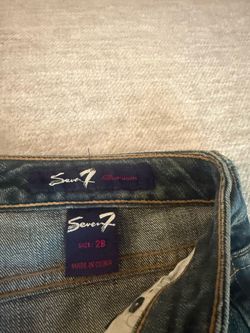 7 for all Mankind woman’s denim jeans capri length size 28