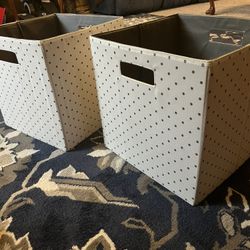 Set Of 2 Collapsible Storage Cubes
