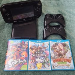 Wii-U Console and Games
