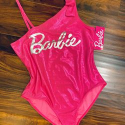 Brand New Barbie Logo Girls One Piece Swimsuit for Girls, Size XL 💖☀️🌊 