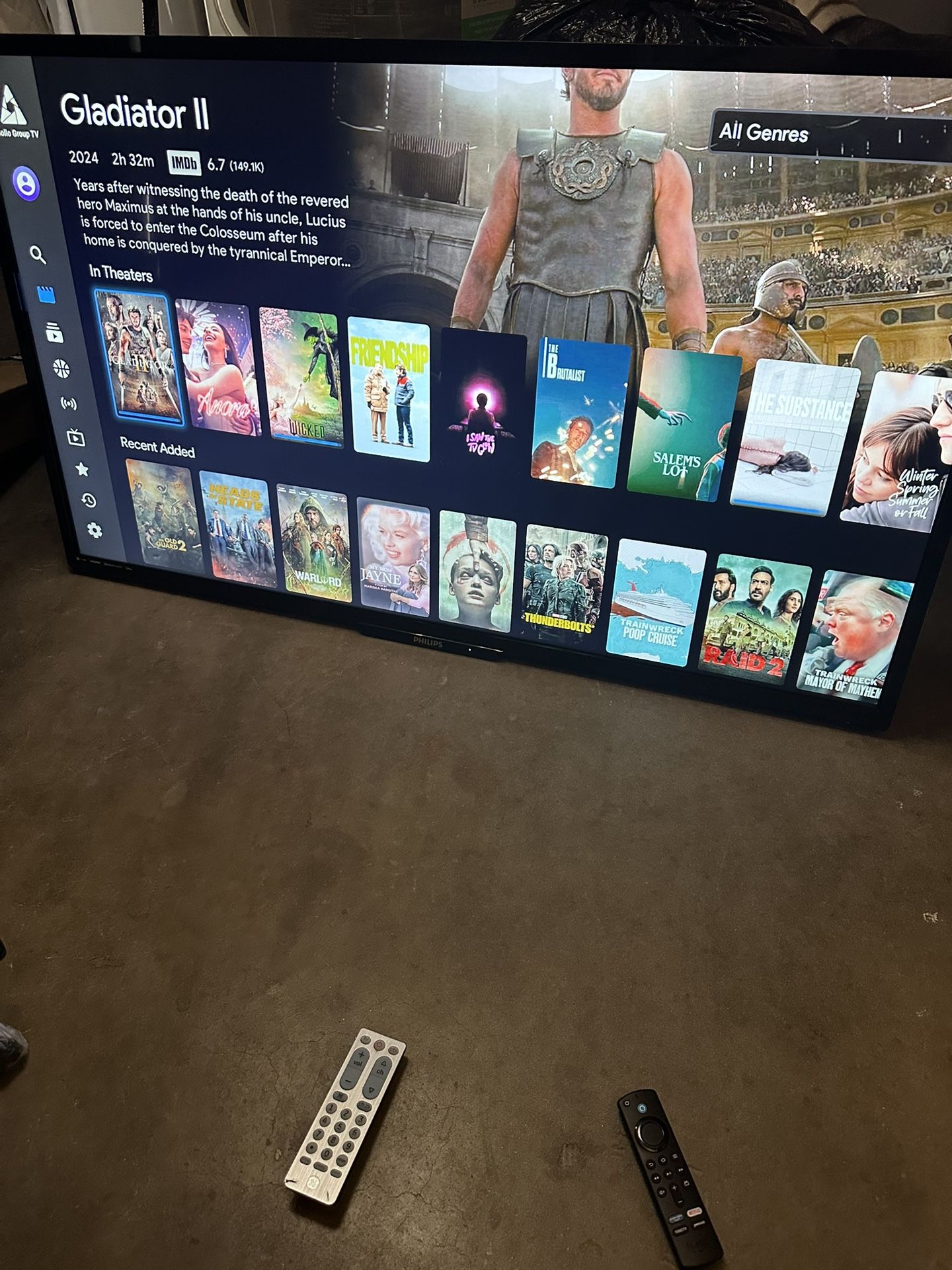 55” TV With Wall Mount