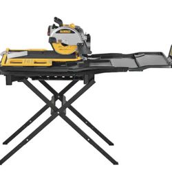 DEWALT 10 in. High Capacity Wet Tile Saw with Stand