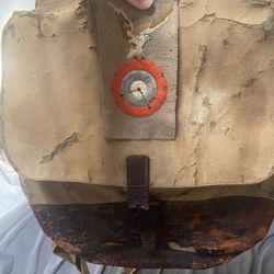 WW1 British Made Officers Musette Bag For American Forces 1918