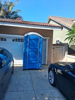 Blue Portable Toilet Porta Potty