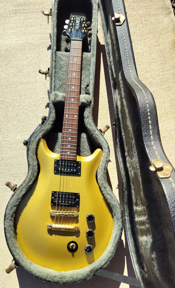 Used Hamer Double Cutaway Guitar