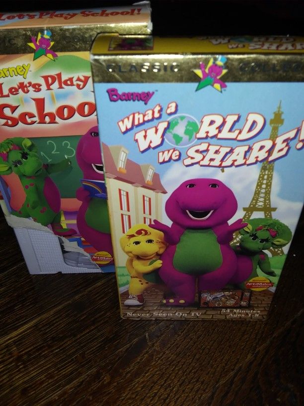 Barney what a world we share vhs