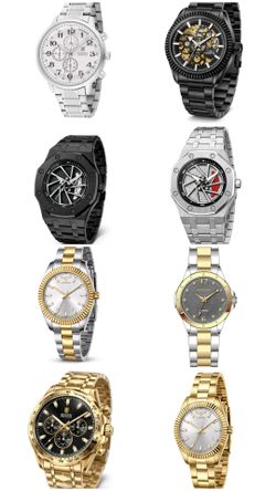 8 INVICTA Men's Watches (BUNDLE)