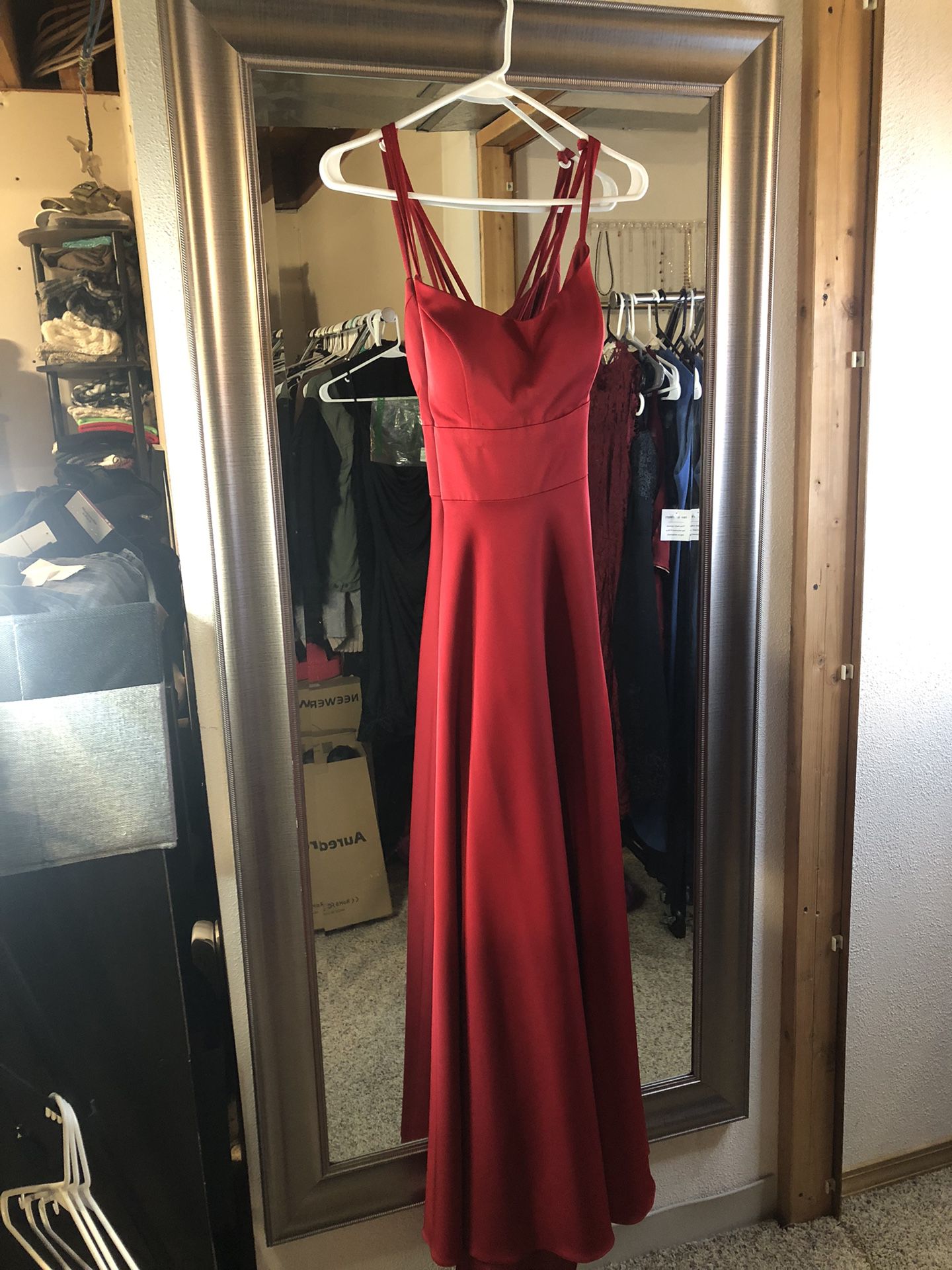 Elegant Red Gown