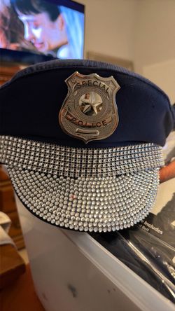 police costume with rhinestones